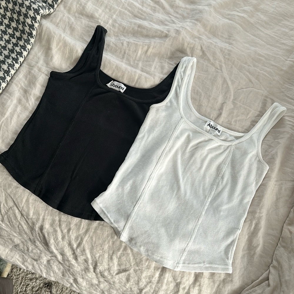 Abound Corset Tank Tops